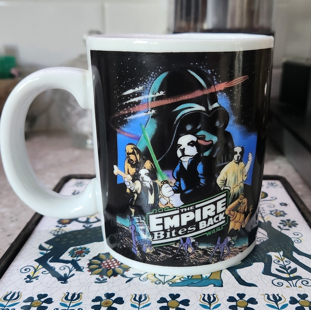 Star Wars Themed Black and White Mug